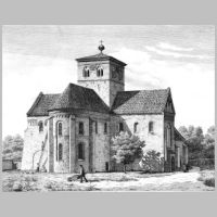 Stik af Sct. Bendts Kirke, ca. 1850, Wikipedia.jpg